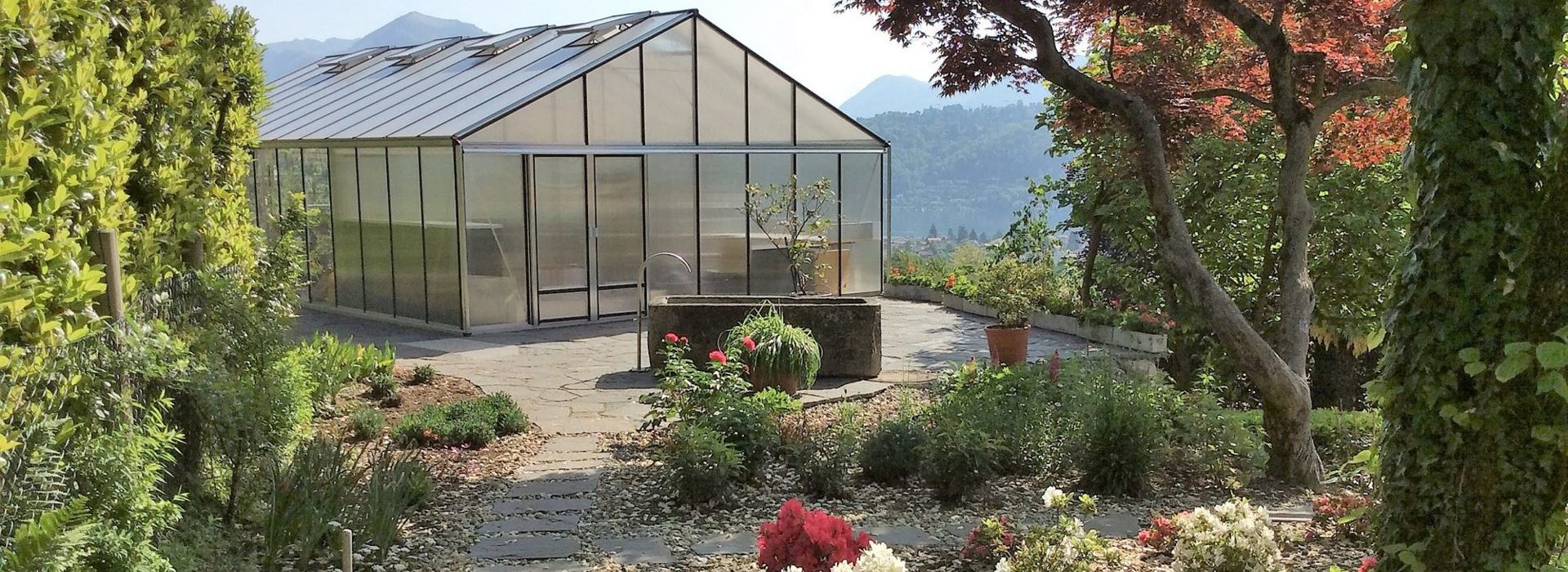 Gewächshaus im Tessin